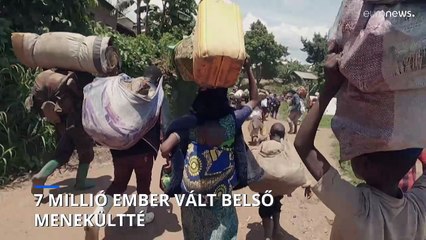 7 millió ember vált belső menekültté a Kongói Demokratikus Köztársaságban a kiújult erőszak miatt