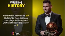Lionel Messi's 2023 Ballon d'Or win in numbers