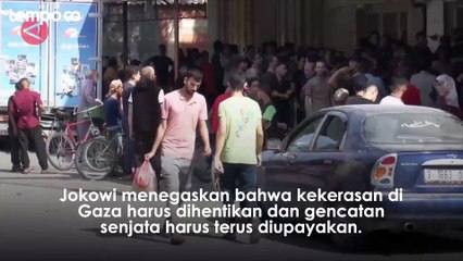 Jokowi Angkat Bicara soal Gaza, Indonesia Marah dengan Situasi yang Kian Memburuk