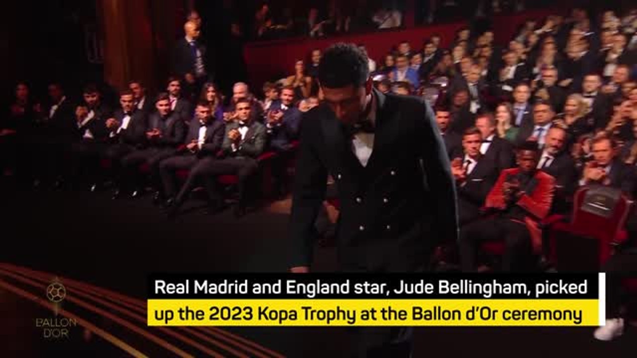 Jude Bellingham wins the 2023 Kopa Trophy