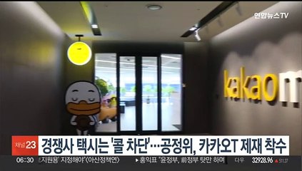 공정위, 경쟁사 가맹택시 '콜 차단' 혐의 카카오T 제재 착수