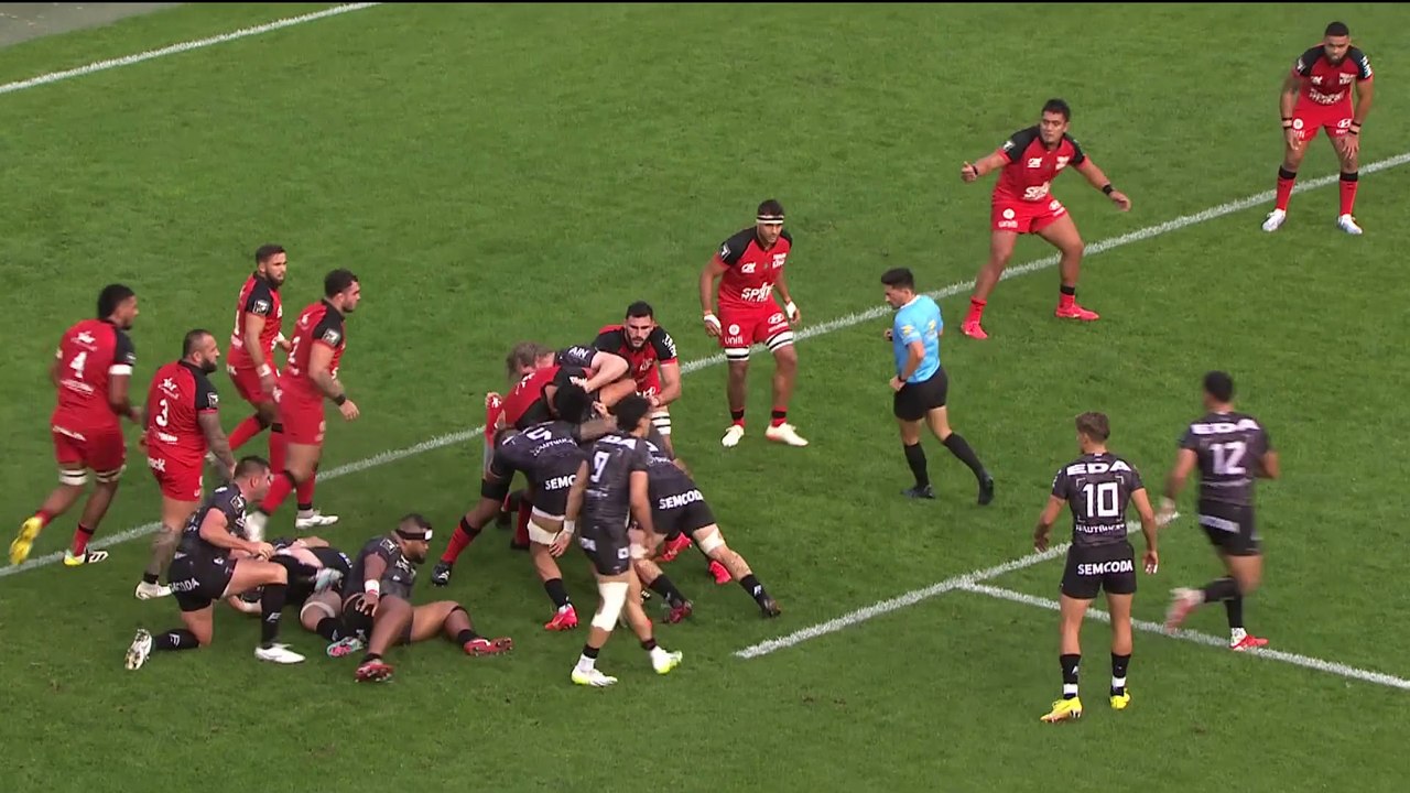 TOP 14 - Essai de Loic CREDOZ (OYO) - RC Toulon - Oyonnax Rugby - Saison 2023-2024