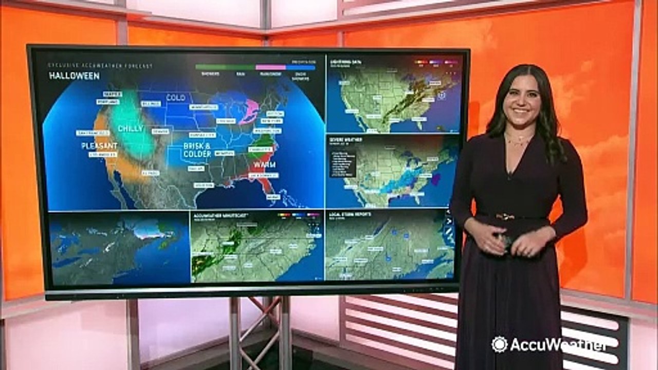 Scarily cold weather in the forecast for many Americans on Halloween night
