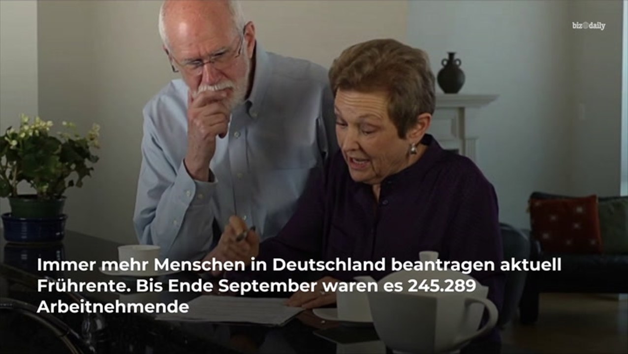 Zahl der anträge für abschlagsfreie renten steigen