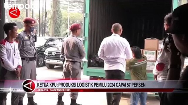 Ketua KPU Sebut Produksi Logistik Pemilu 2024 Sudah Mencapai 57 Persen