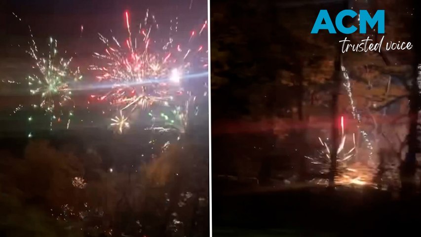 A collision on a Canadian highway involving a truck full of fireworks has led to an unexpected hour-long fireworks display for passers-by!