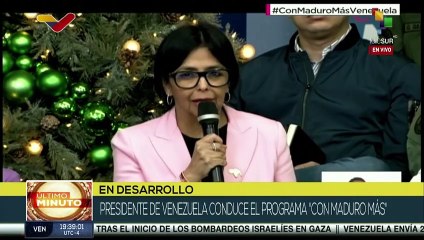 Delcy Rodríguez: "Trasciende como un país que levanta los derechos de las mujeres"