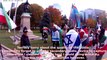 A small pro-israel anti-war protest in front of queen's park (messy audio)