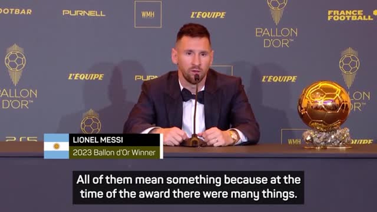 Lionel Messi's eighth Ballon d'Or as special as the first
