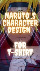 Naruto Character Design Graphic for T-Shirt 🌀