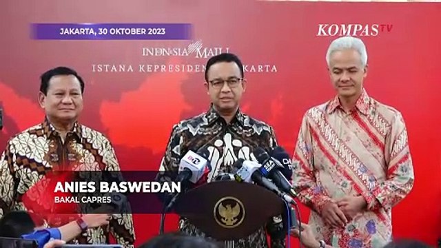 Anies Baswedan Sampaikan Pesan Ini ke Jokowi saat Makan Bersama di Istana