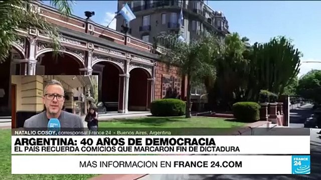 Informe desde Buenos Aires: Argentina cumple 40 años del regreso a la democracia