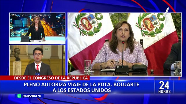 Dina Boluarte: Congreso aprueba solicitud para viajar a Estados Unidos