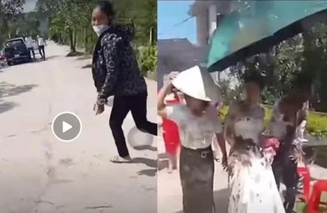 Phạt 3,5 triệu đồng người phụ nữ hắt chất bẩn vào cô dâu chú rể