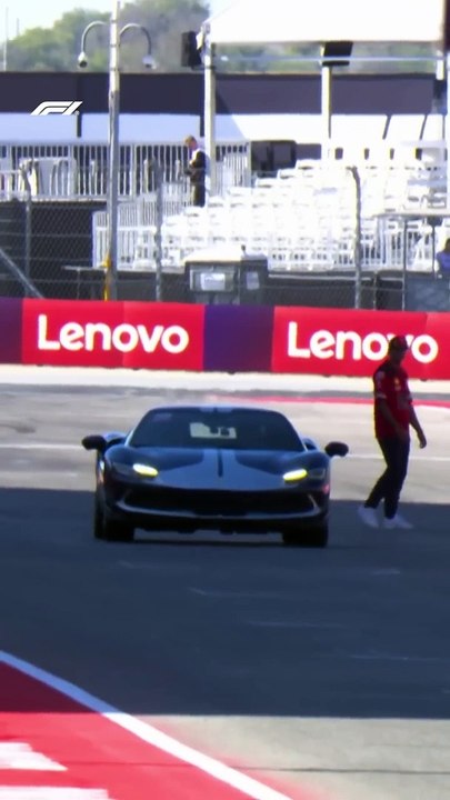 Charles Leclerc Takes 'Ferrari' Director Michael Mann For A Spin!  #Shorts