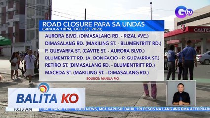 Ilang kalsada sa paligid ng Manila North Cemetery, isasara | BK