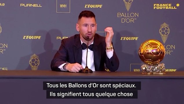 Messi : Je ne sais pas si je suis le meilleur de l'histoire