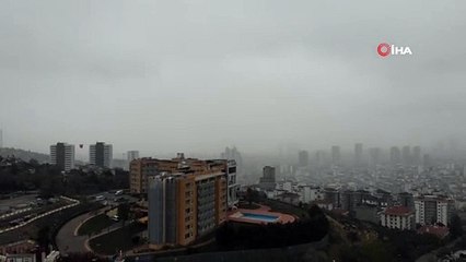 Anadolu Yakasında Etkili Olan Sis Görüntülendi