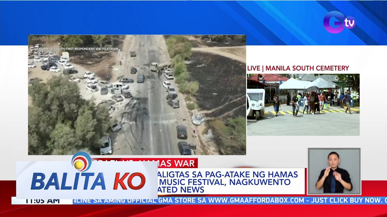 Israeli na nakaligtas sa pag-atake ng Hamas sa Super Nova Music Festival, nagkuwento sa GMA Integrated News | BK