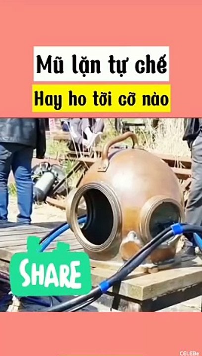 Mũ lặn tự chế hay ho đến cở nào