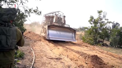 İsrail ordusu Gazze'ye kara operasyonundan görüntüler yayınladı!