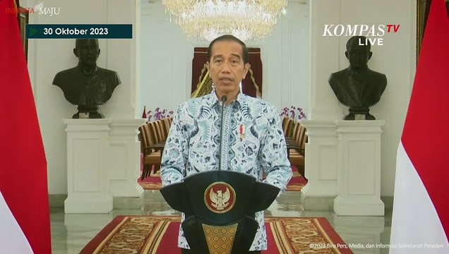 [FULL] Jokowi Soal Konflik Israel-Hamas di Gaza: Indonesia Sangat Marah