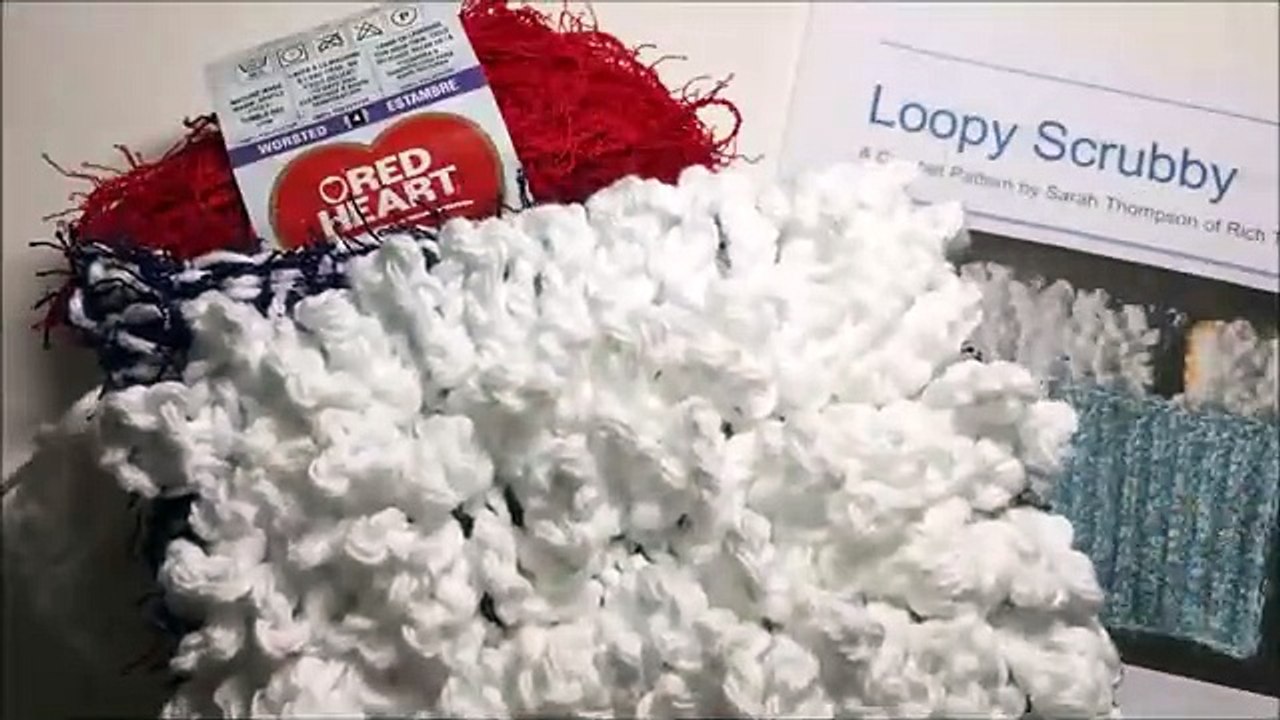 Loopy Scrubby Crochet Pattern Tutorial