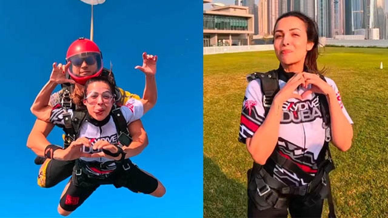 Malaika Arora Skydiving Video Post पर Real Age Hide Troll, 50 Age की जगह 48 बताने..| Boldsky