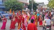 देवी मां की चुनरी यात्रा में झलकी श्रद्धा, भजनों पर महिलाओं ने किया नृत्य