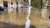 Nubifragio a Milano, esonda il Seveso: disagi e strade allagate