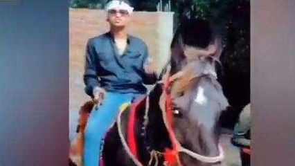 खगड़िया: घोड़े पर बैठकर पिस्टल लहराते युवक का वीडियो वायरल, आरोपी गिरफ्तार