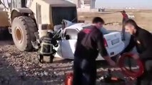 Aksaray'da Otomobil İş Makinesine Çarptı: 1 Kişi Hayatını Kaybetti