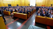 MHP lideri Devlet Bahçeli, partisinin TBMM'deki grup toplantısında açıklamalarda bulundu