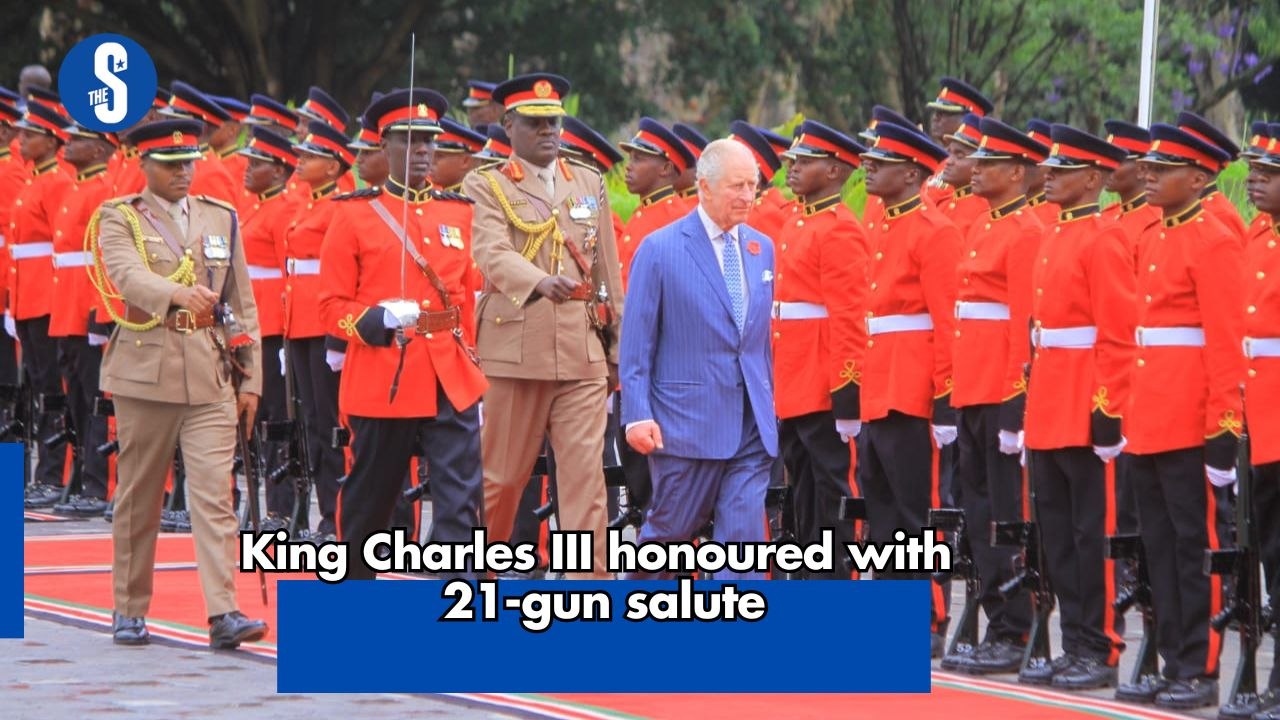 King Charles III honoured with 21-gun salute