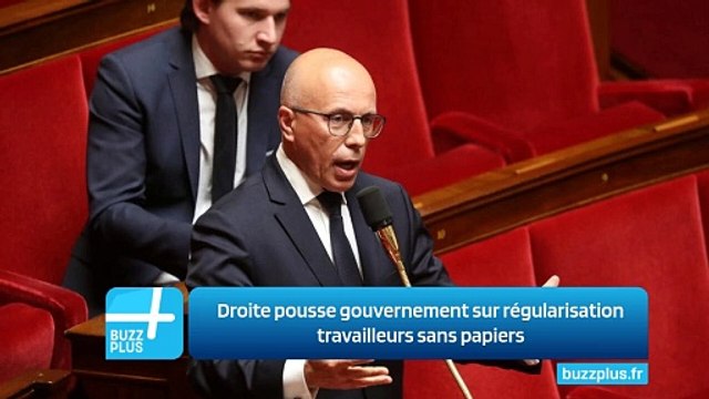 Droite pousse gouvernement sur régularisation travailleurs sans papiers