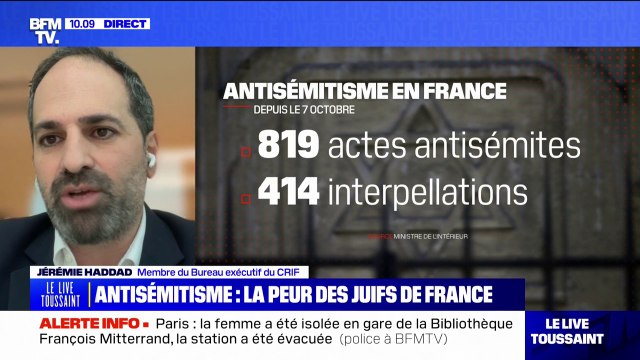 Je trouve ça très très inquiétant : Jérémie Haddad (CRIF), réagit aux propos de l'humoriste Guillaume Meurice sur Benjamin Netanyahou