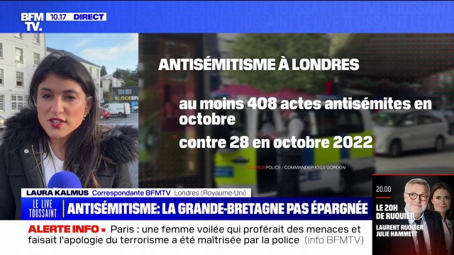 408 actes antisémites en octobre 2023 contre 28 en octobre 2022: les actes antisémites en forte en hausse en Grande-Bretagne