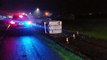 Passageiro morre na hora após ser ejetado e caminhão tombar em cima na BR-277 em Cascavel