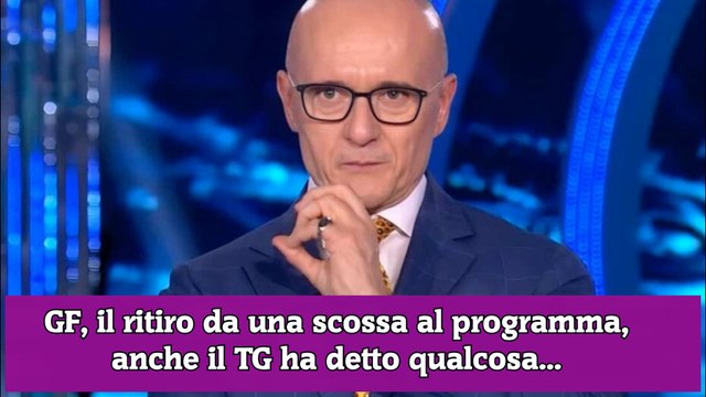 GF, il ritiro da una scossa al programma, anche il TG ha detto qualcosa...