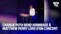 Le chanteur américain Charlie Puth rend hommage à Matthew Perry en reprenant la musique de 