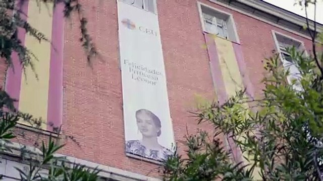 El CEU rinde homenaje a la princesa Leonor en su edificio más emblemático