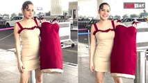 Urfi Javed aka Uorfi ने इस बार पहना Double Dress, Airport पर Experiment  देख लोगों ने फिर किया Troll