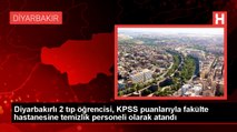 Diyarbakır'da iki tıp öğrencisi temizlik personeli olarak atandı