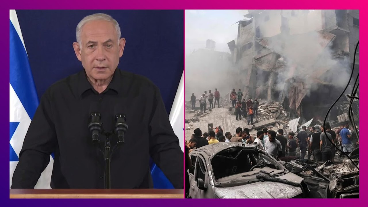 Israel-Hamas War:  Gaza-য় যুদ্ধ বিরতির অর্থ হামাসের কাছে 'আত্মসমর্পণ', যা সম্ভব নয়, বললেন Netanyahu
