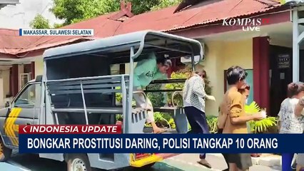 Polisi Tangkap 8 Pria dan Wanita, Serta 2 Waria Pelaku Prostitusi Daring di Makassar