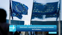 Zone euro : contraction économique et baisse de l'inflation.