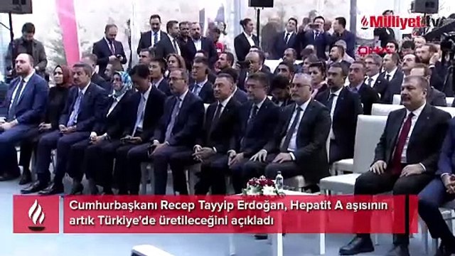 Cumhurbaşkanı Erdoğan: Hepatit A aşısı artık ülkemizde üretilecek