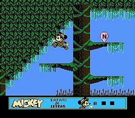 Mickey's Safari in Letterland online multiplayer - nes