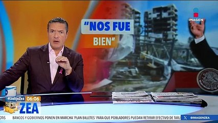 "No nos fue tan mal": López Obrador sobre el huracán Otis