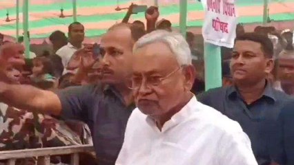 नालंदा: मुख्यमंत्री नीतीश कुमार ने किया सरदार पटेल की प्रतिमा का अनावरण